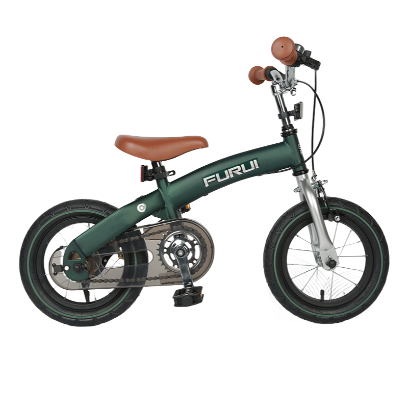 2-in-1 Baby Sliding Walker & Balance Bike - 12 Inch Children's Training Bicycle with Detachable Pedals