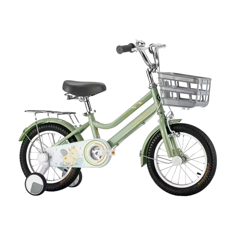 12-16 Inch Kids Bicycle with Training Wheels - Adjustable Height Children's Bike