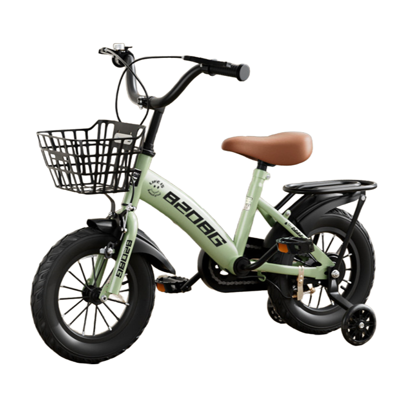 Multicolor Princess Kids Bicycle with Training Wheels for 3-8 Years Old Children