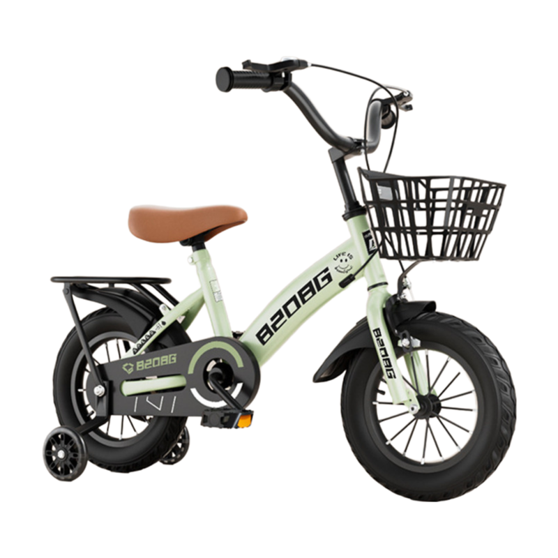 Multicolor Princess Kids Bicycle with Training Wheels for 3-8 Years Old Children