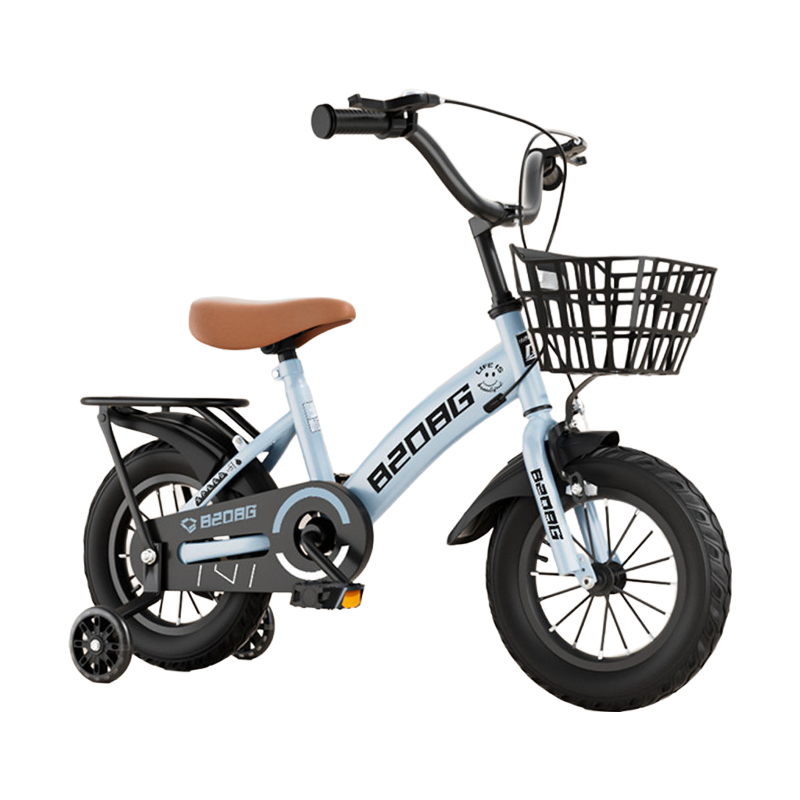 Multicolor Princess Kids Bicycle with Training Wheels for 3-8 Years Old Children