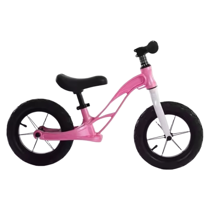 Wholesale OEM Children's Balance Bike 12 Inch Wheels Pink Yellow Green Color Options