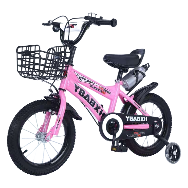 High-Quality Customizable Kids Bicycle with Steel Frame and Multiple Wheel Sizes for Ages 3-8 Years
