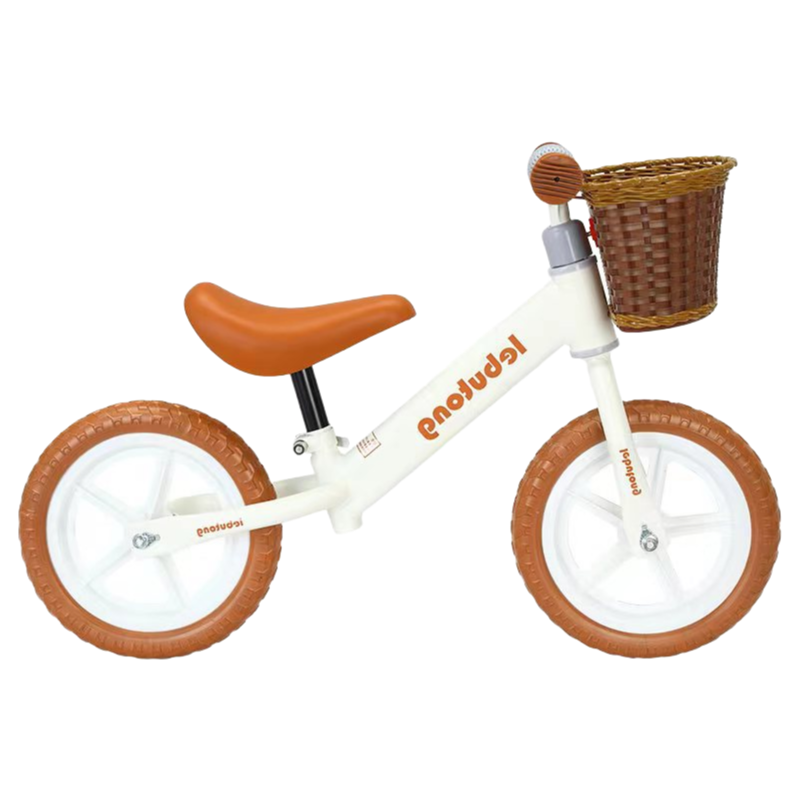 Durable Steel Frame Balance Bike for Toddlers - Max Load 30kg with All-Terrain Tires