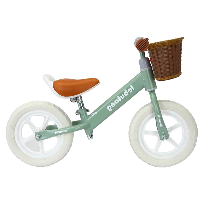 Durable Steel Frame Balance Bike for Toddlers - Max Load 30kg with All-Terrain Tires