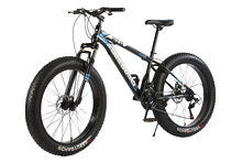 Factory Direct Fat Tire Snow Bike with Disc Brakes - 180KG Load Capacity for Rough Terrains