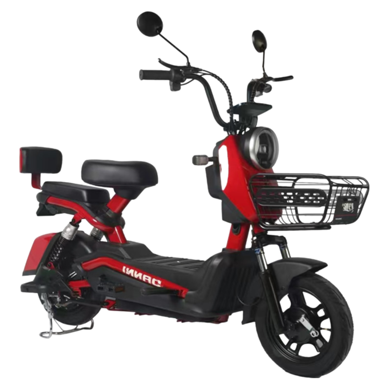 Supply 48V 500W Electric Motorcycle with Front Rear Shock Absorber and Foldable Design