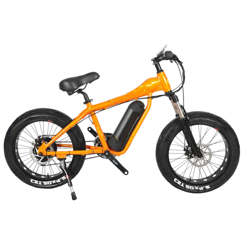 Affordable Fat Tire E-Bike with 31-60km Range and Multiple Color Options for OEM