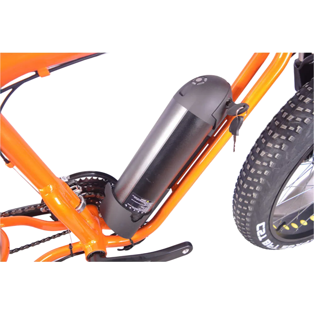 Affordable Fat Tire E-Bike with 31-60km Range and Multiple Color Options for OEM