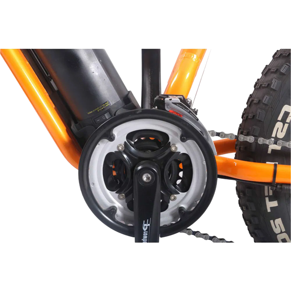 Affordable Fat Tire E-Bike with 31-60km Range and Multiple Color Options for OEM