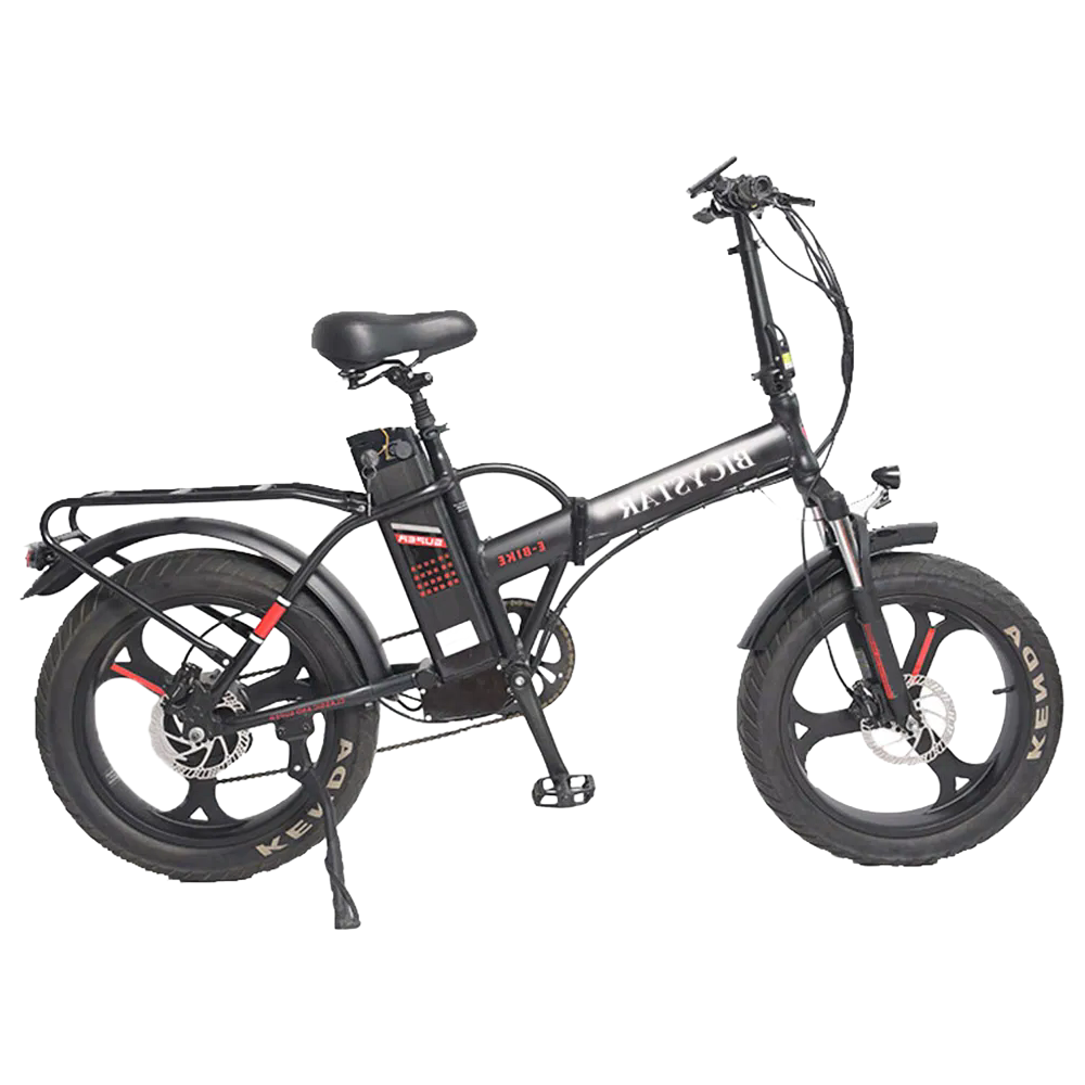 500W Foldable Electric Bike with Fat Tire - 48V Lithium Battery Aluminum Alloy Frame for Adults