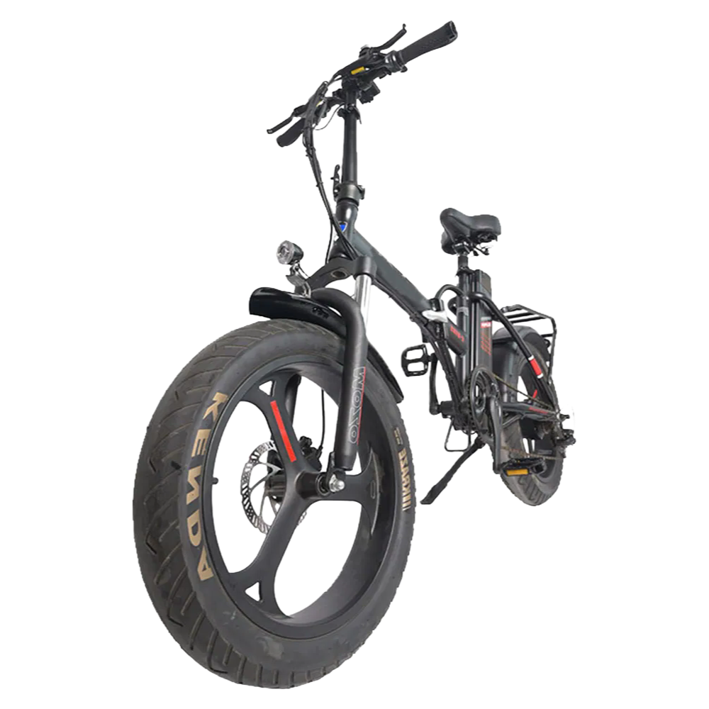 500W Foldable Electric Bike with Fat Tire - 48V Lithium Battery Aluminum Alloy Frame for Adults