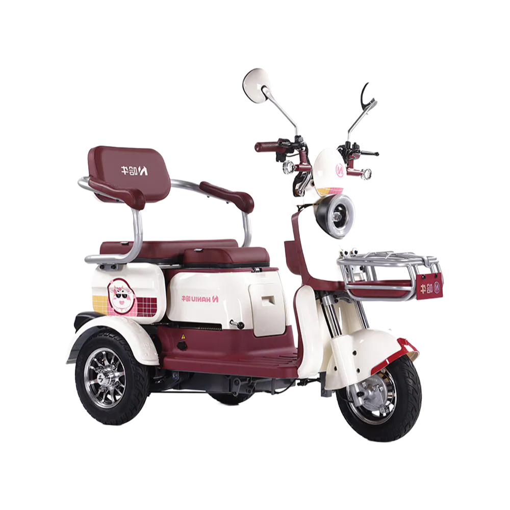 CUTE BABY Electric Tricycle 500W Motor 48V/60V Battery for Adults & Cargo Transport