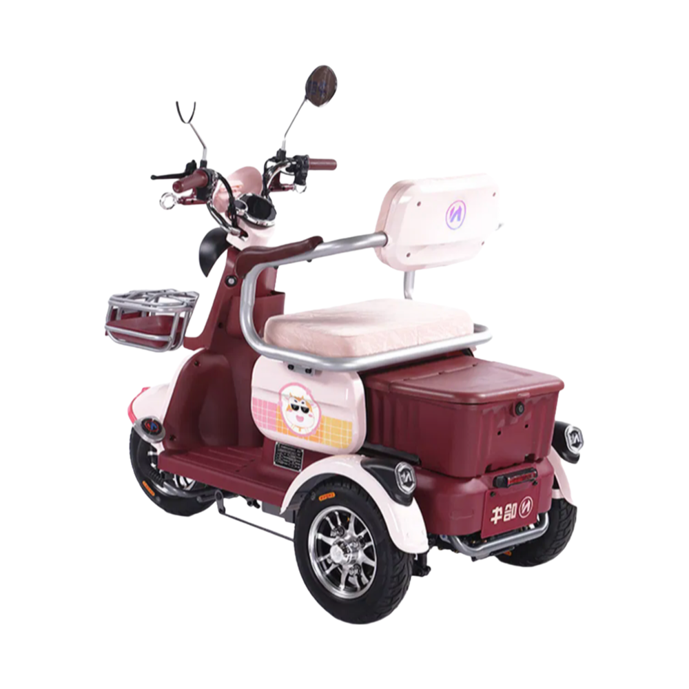 CUTE BABY Electric Tricycle 500W Motor 48V/60V Battery for Adults & Cargo Transport