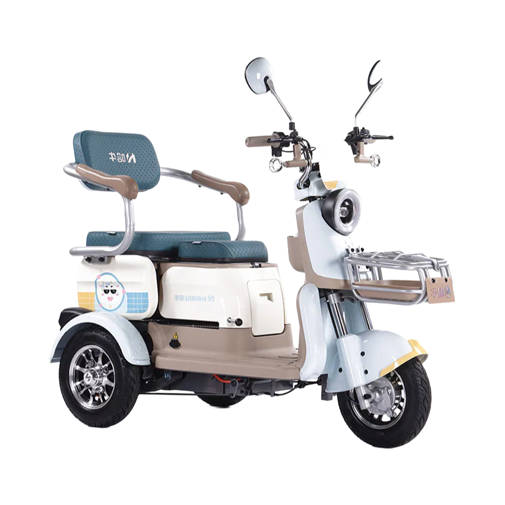 CUTE BABY Electric Tricycle 500W Motor 48V/60V Battery for Adults & Cargo Transport