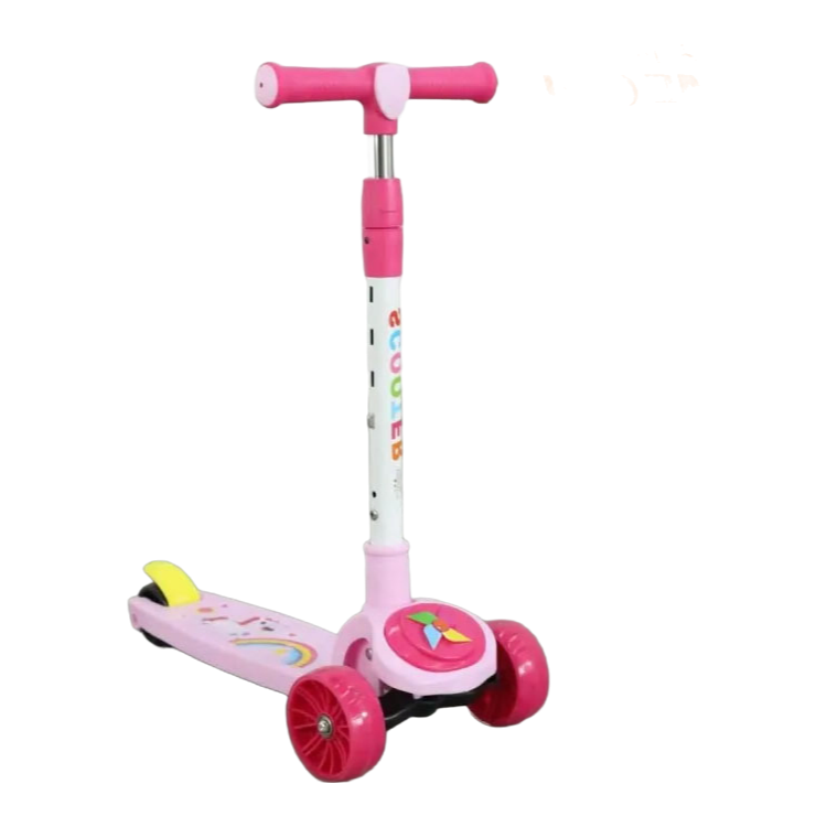 Factory Direct Foldable Kids Kick Scooter 815 - 3 PU LED Wheel, Foot Brake, Height Adjustment - Wholesale & OEM Support