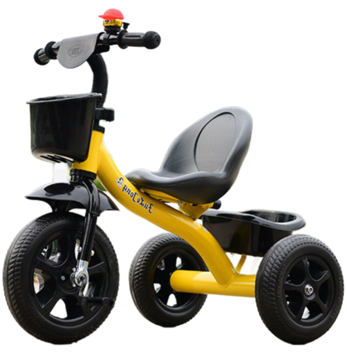 Customizable Foldable Baby Tricycle with EVA Wheels for Boys and Girls