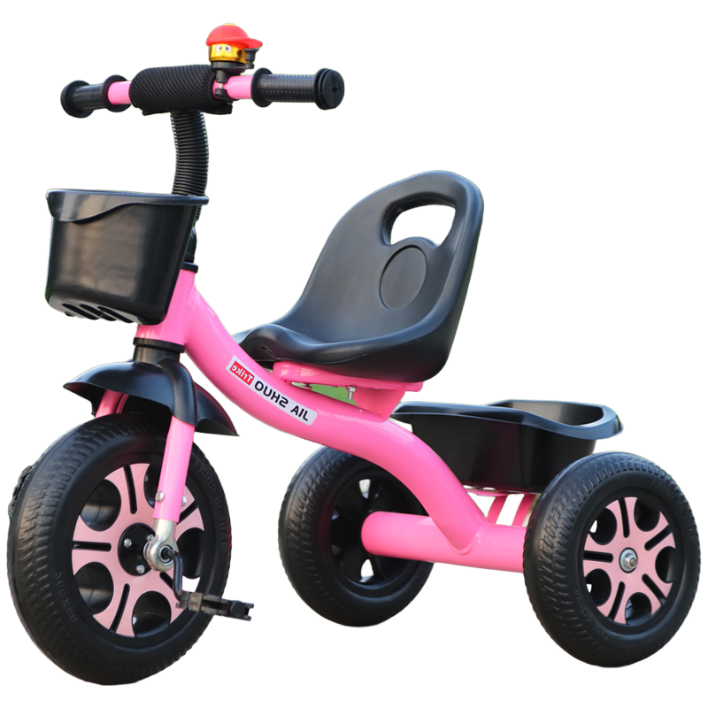 Customizable Foldable Baby Tricycle with EVA Wheels for Boys and Girls