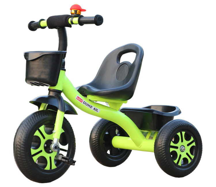Customizable Foldable Baby Tricycle with EVA Wheels for Boys and Girls