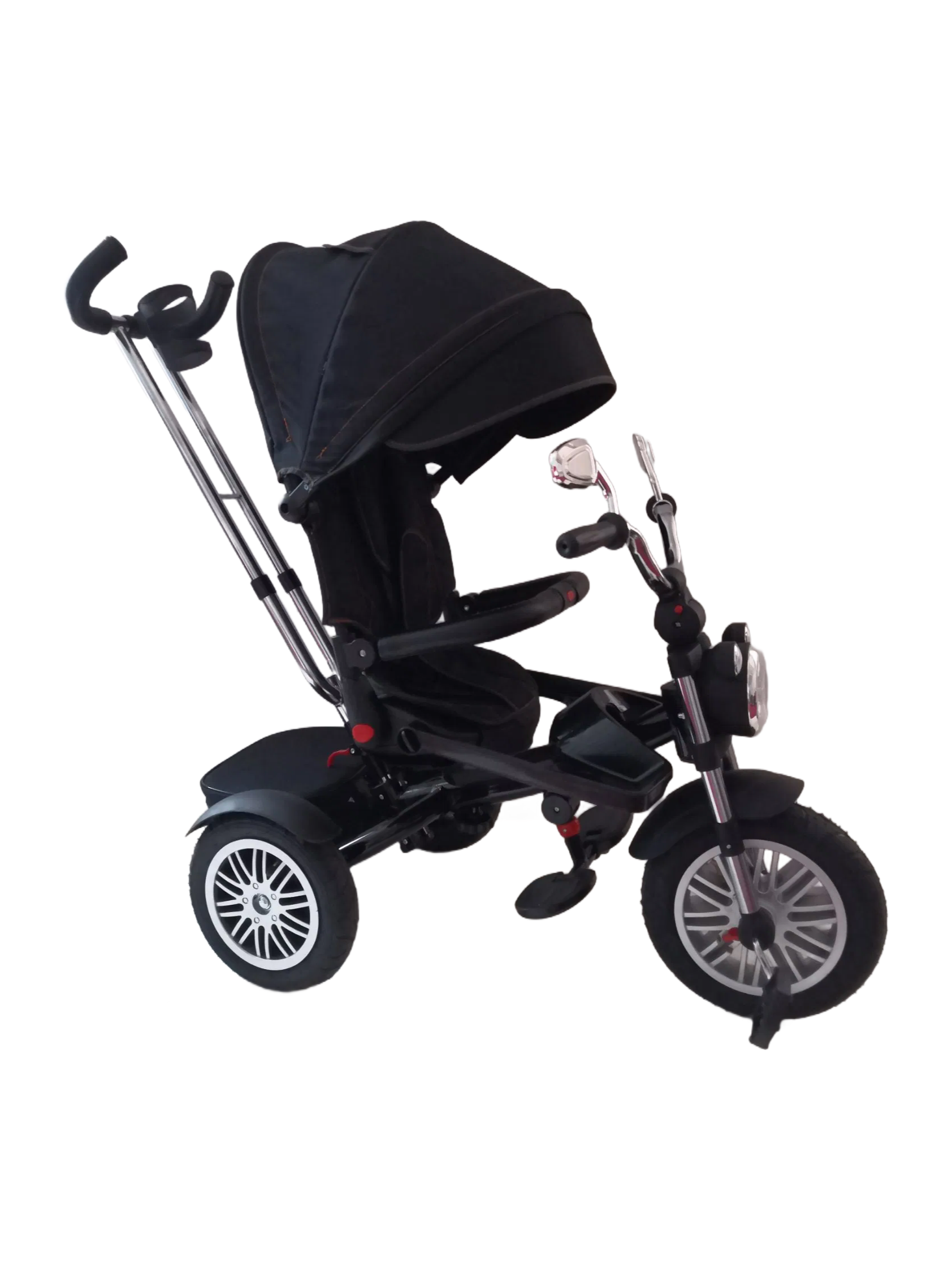 Premium 3 Wheels Baby Tricycle for 2-6 Years Old Children with Adjustable Seat and Canopy