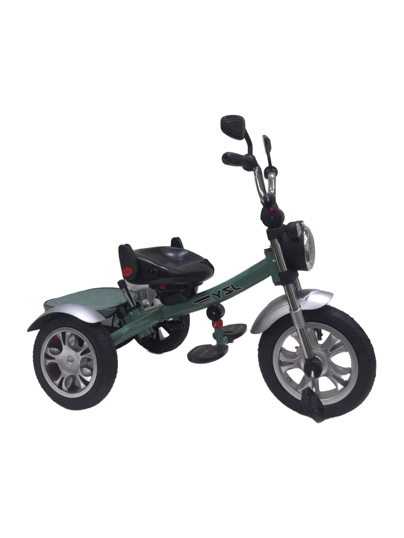 Premium 3 Wheels Baby Tricycle for 2-6 Years Old Children with Adjustable Seat and Canopy