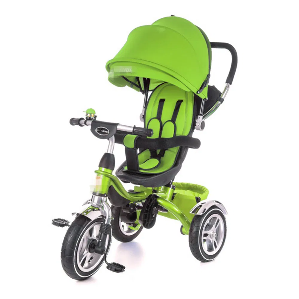 Premium Kids Tricycle with Adjustable Canopy and Safety Fence for Toddlers 1-3 Years Old