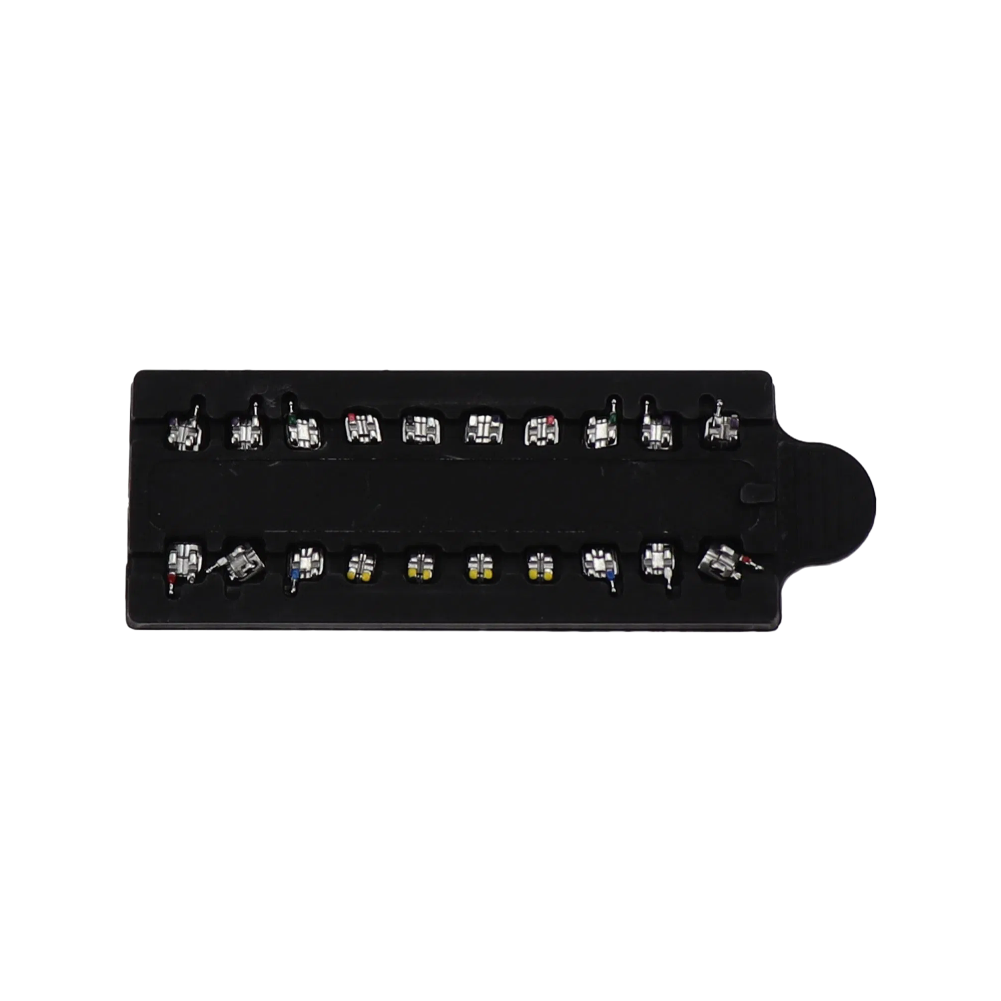 High-Quality Dental Orthodontic Bracket Mini Metal Braces Roth MBT for Professional Dental Clinics