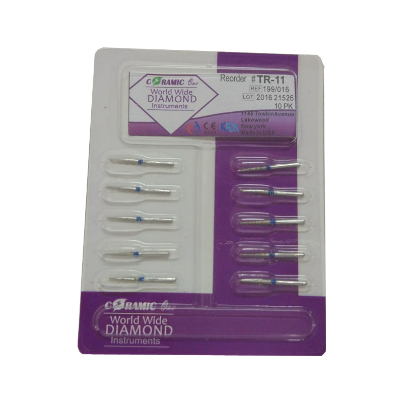 High Precision Dental Diamond Burs for Crown Preparation and Cavity Treatment