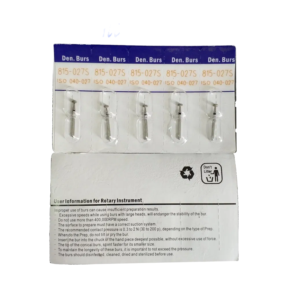 High Precision Dental Diamond Burs for Crown Preparation and Cavity Treatment