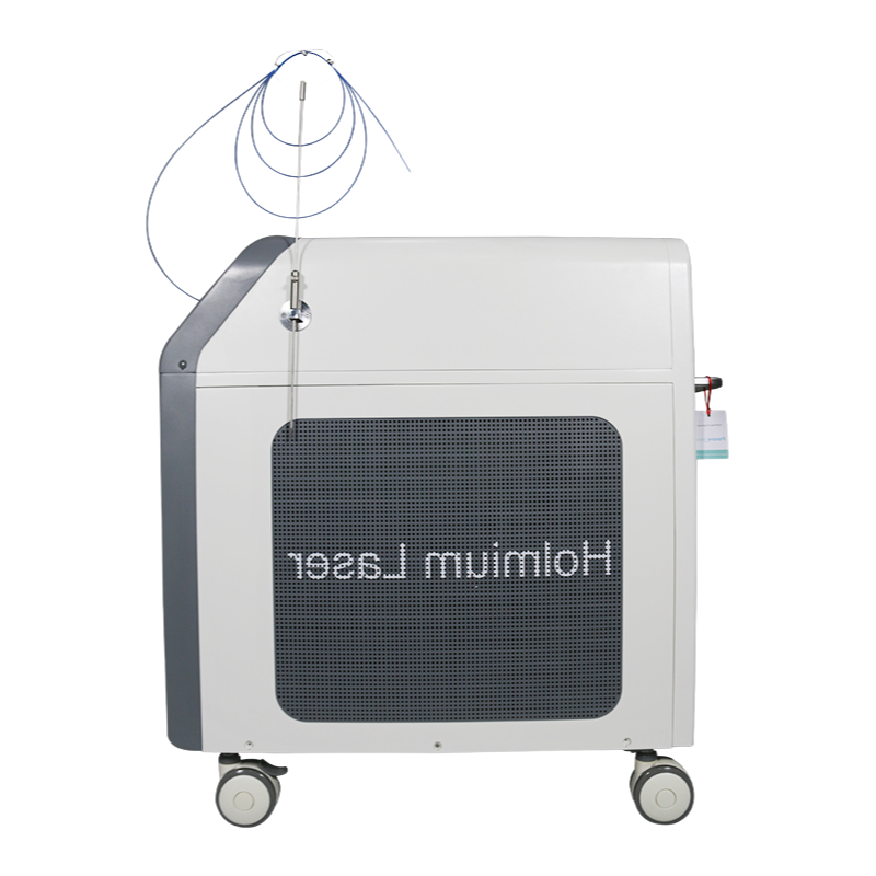 High Power Holmium Laser System with 2.1μm Wavelength and 532nm Green Aiming Beam for Hospitals