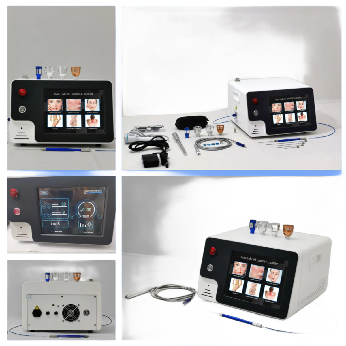 Professional Grade 980nm+1470nm Endolaser Device for Non-Surgical Fat Removal and Skin Tightening