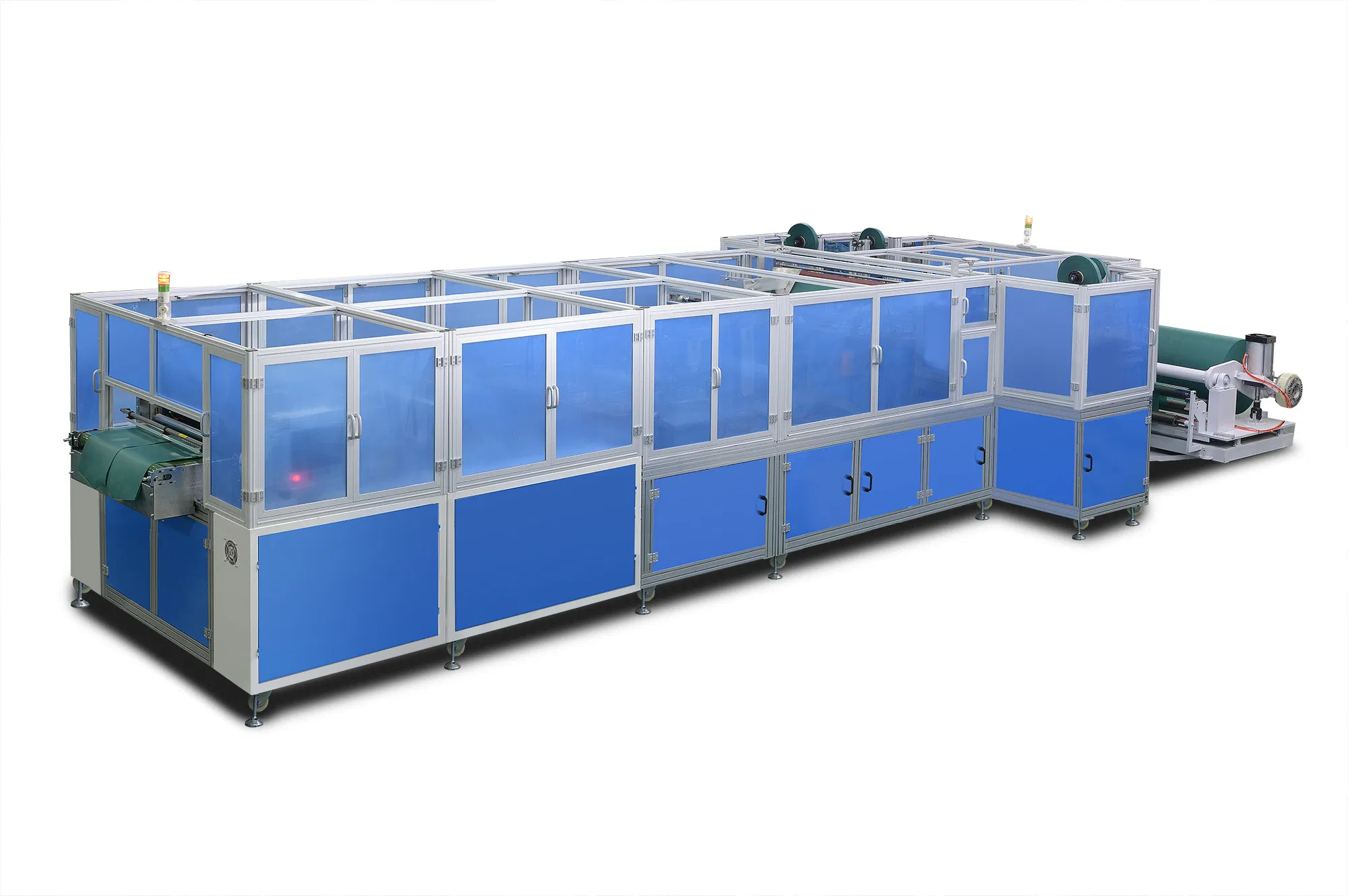 PLC Controlled Nonwoven Reinforced Gown Production Line with CE ISO Certification
