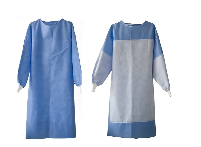 PLC Controlled Nonwoven Reinforced Gown Production Line with CE ISO Certification
