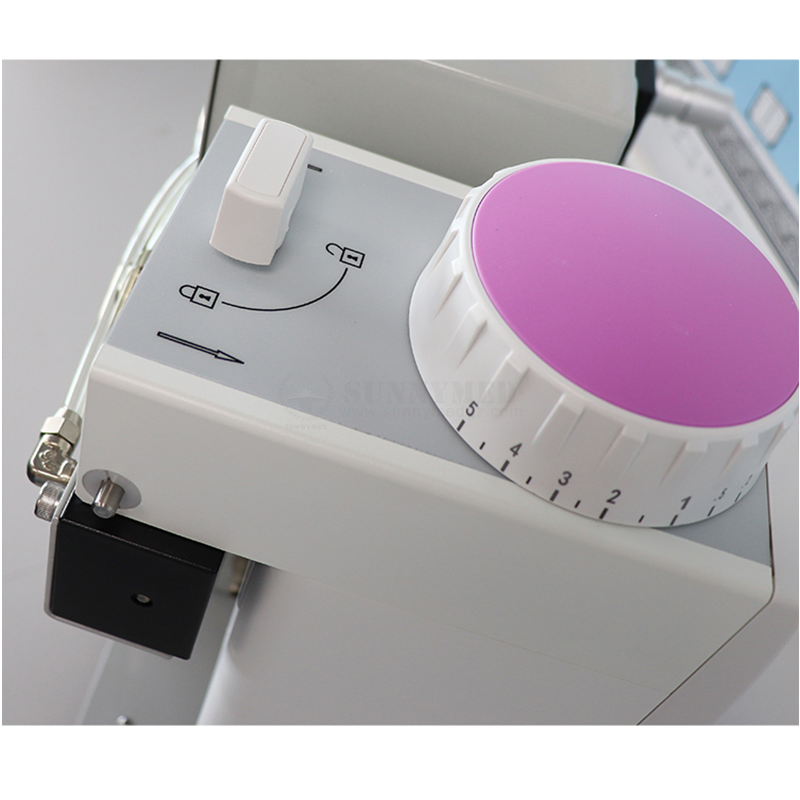 Compact Veterinary Anesthesia System with APL Valve and Pressure Gauge
