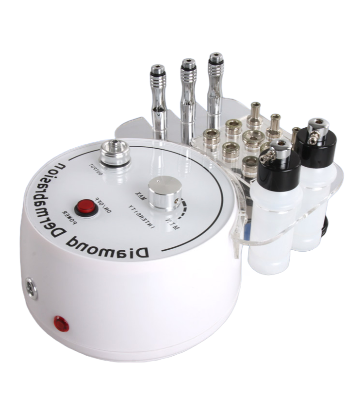 Portable 3-in-1 Diamond Microdermabrasion Machine for Home Use - Skin Rejuvenation & Exfoliation