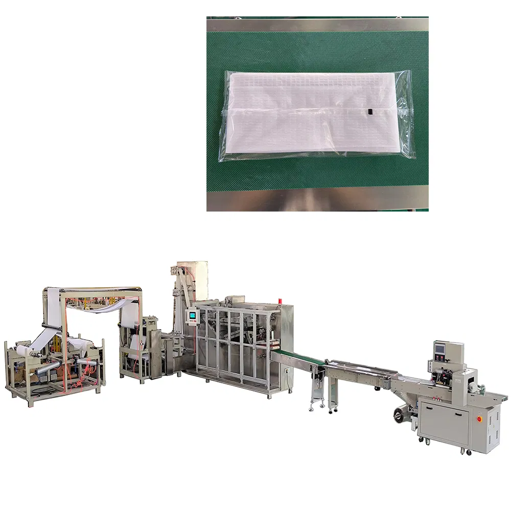 High-Speed Surgical Drape Folding Machine for Medical Bed Sheets Production 50-80pcs/min