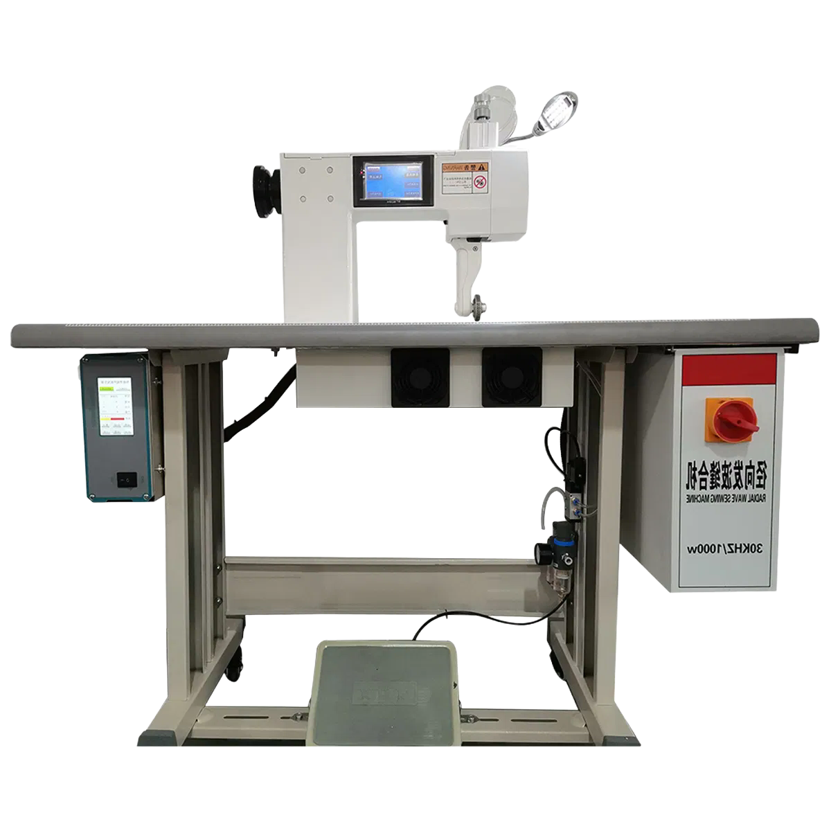 Automatic Ultrasonic Welding Equipment for Textile and Composite Materials