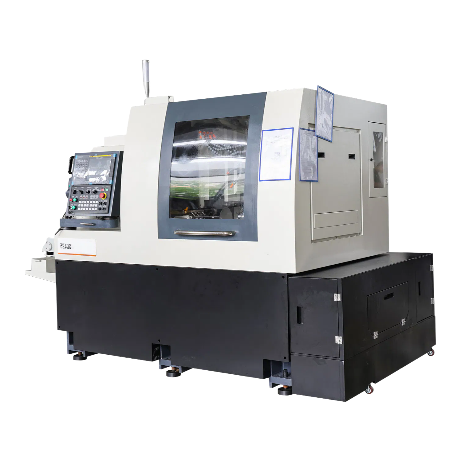 Industrial Grade Swiss Machining Center with Fanuc/Syntec Control System for Batch Production