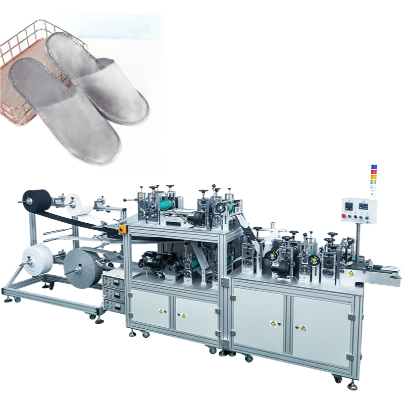 Customizable Disposable Hotel Slipper Manufacturing Machine 60pcs/min Output