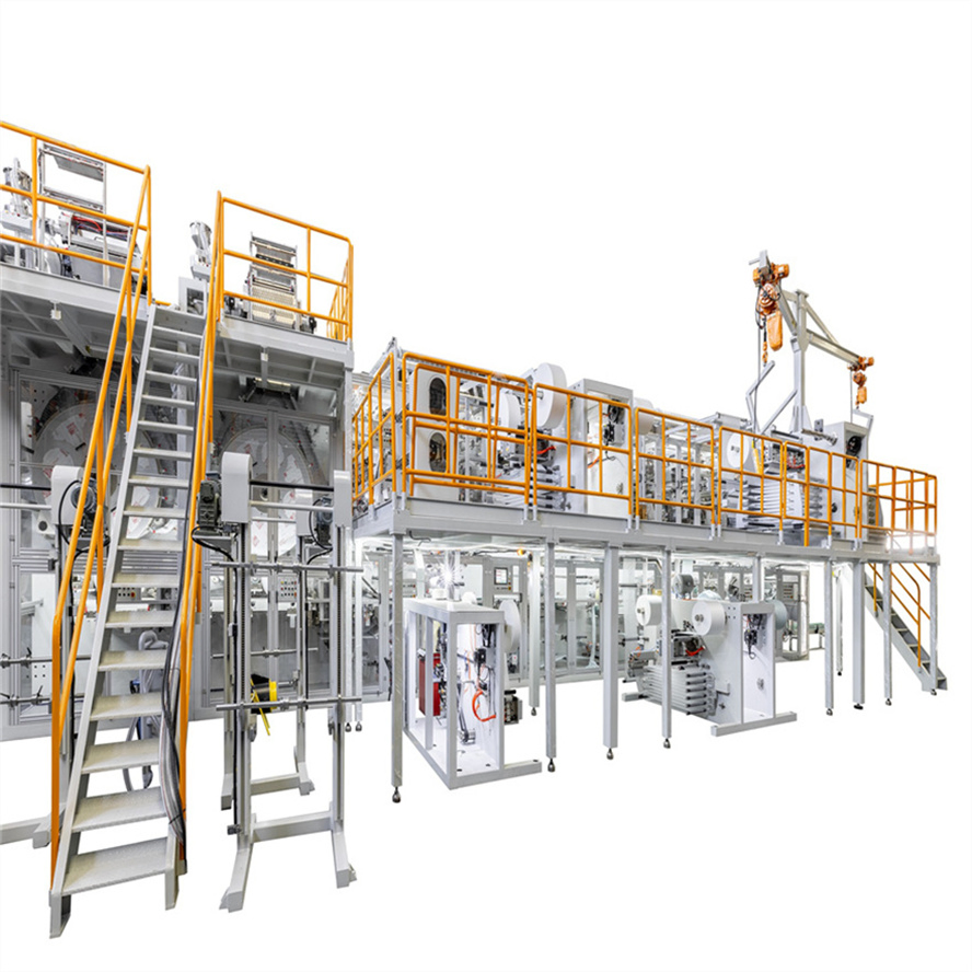 Premium Quality Adult Diaper Production Line - CE Certified Automatic Diaper Machine