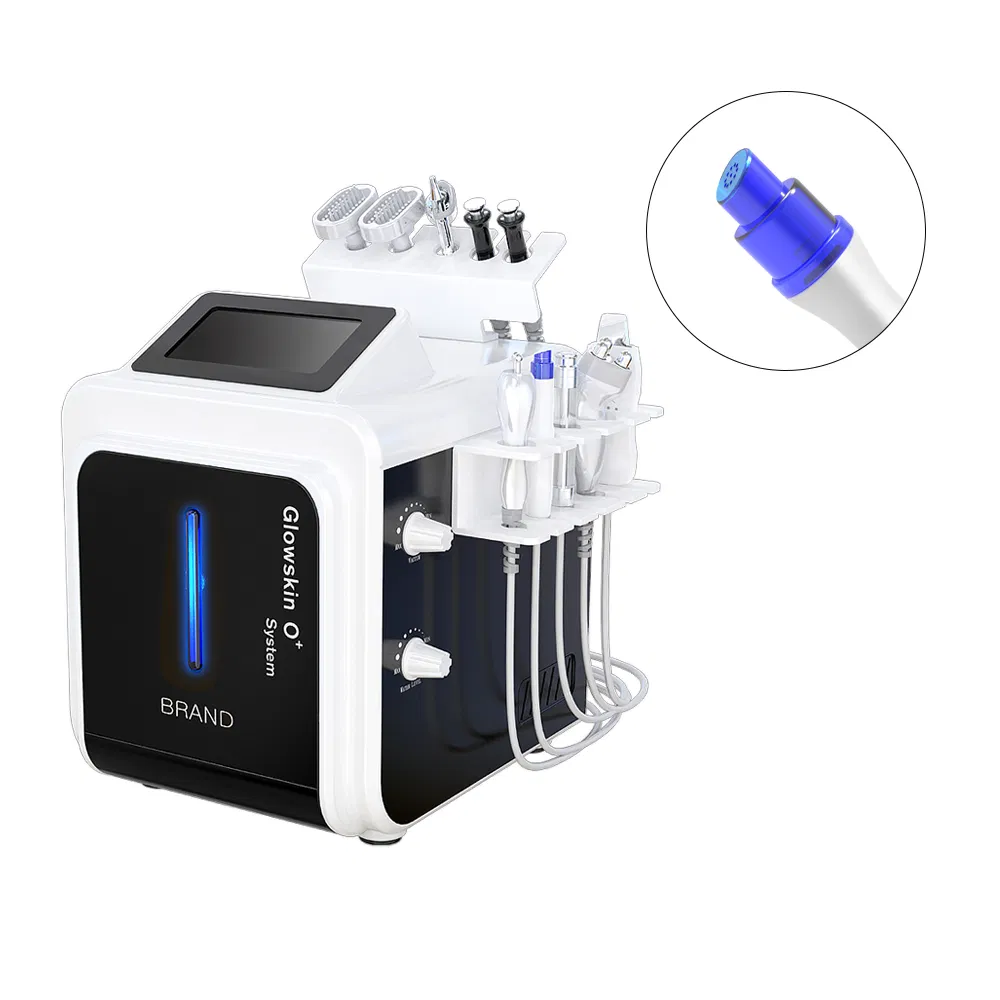 Customizable Facial Jet Peel System - Water Dermabrasion & Microcurrent Skin Rejuvenation Device