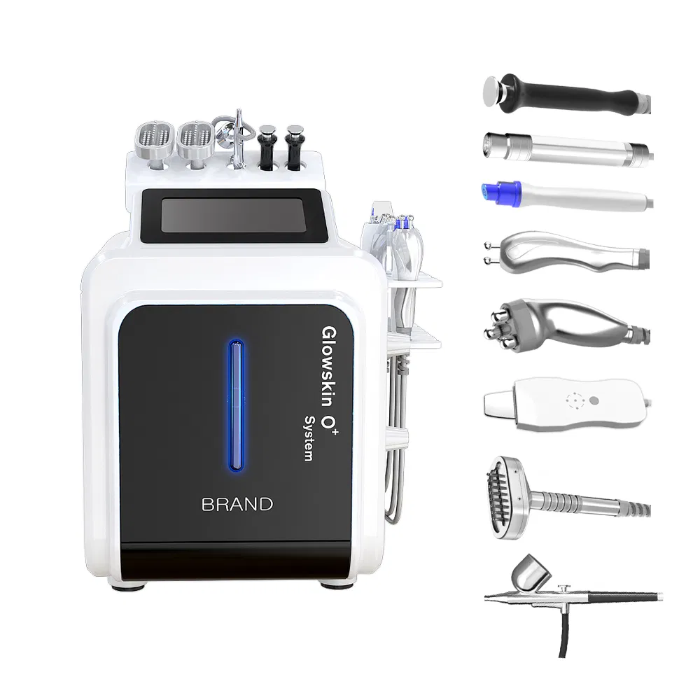 Customizable Facial Jet Peel System - Water Dermabrasion & Microcurrent Skin Rejuvenation Device