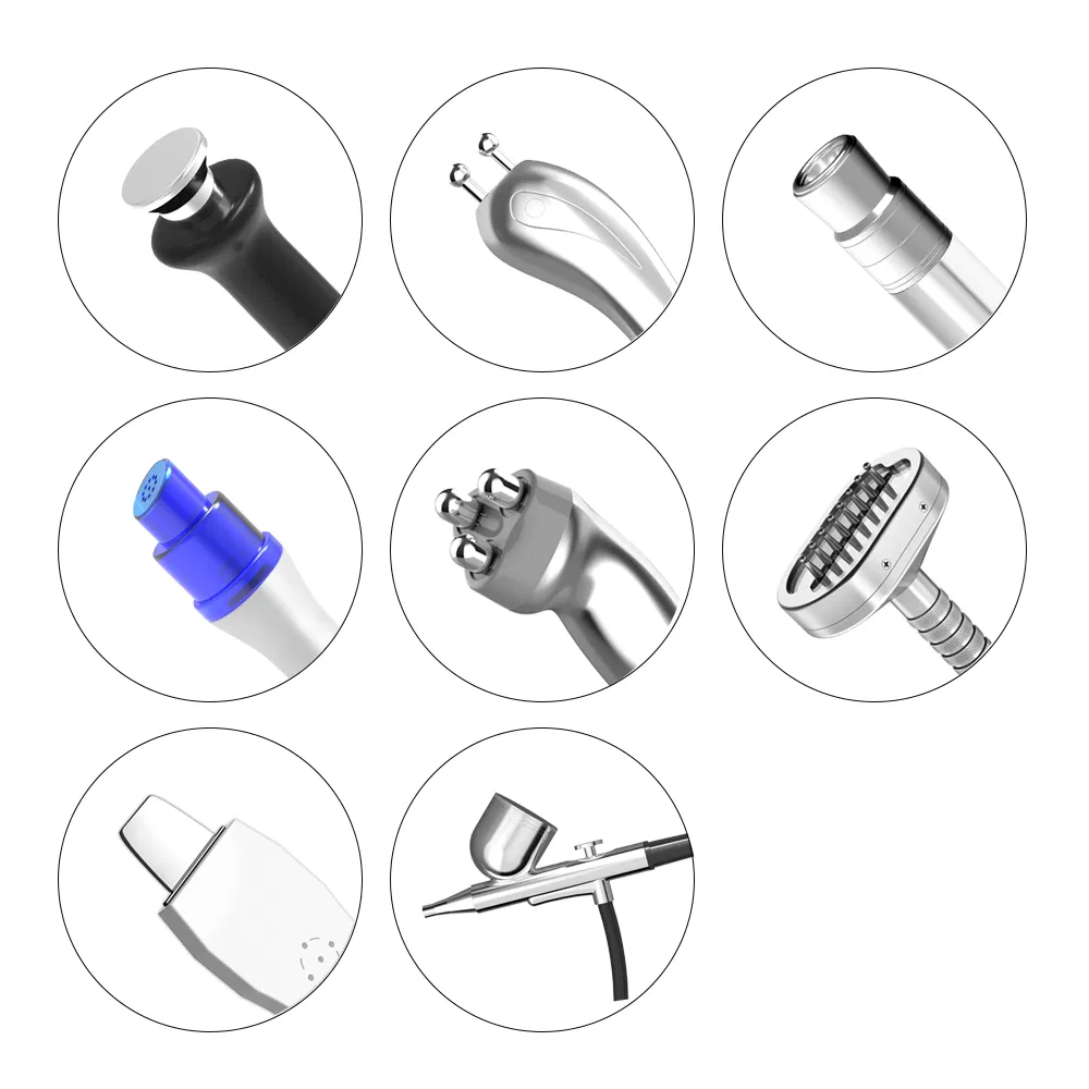 Customizable Facial Jet Peel System - Water Dermabrasion & Microcurrent Skin Rejuvenation Device