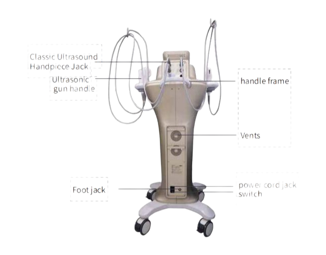 Professional HIFU Facial Lifting Machine for Skin Tightening and Whitening - Touch Screen Beauty Device