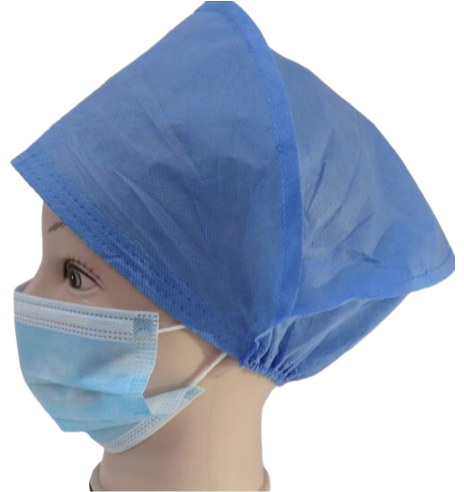 Automatic Nonwoven Surgical Cap Making Machine - Waterproof & Dustproof Medical Cap Production Equipment
