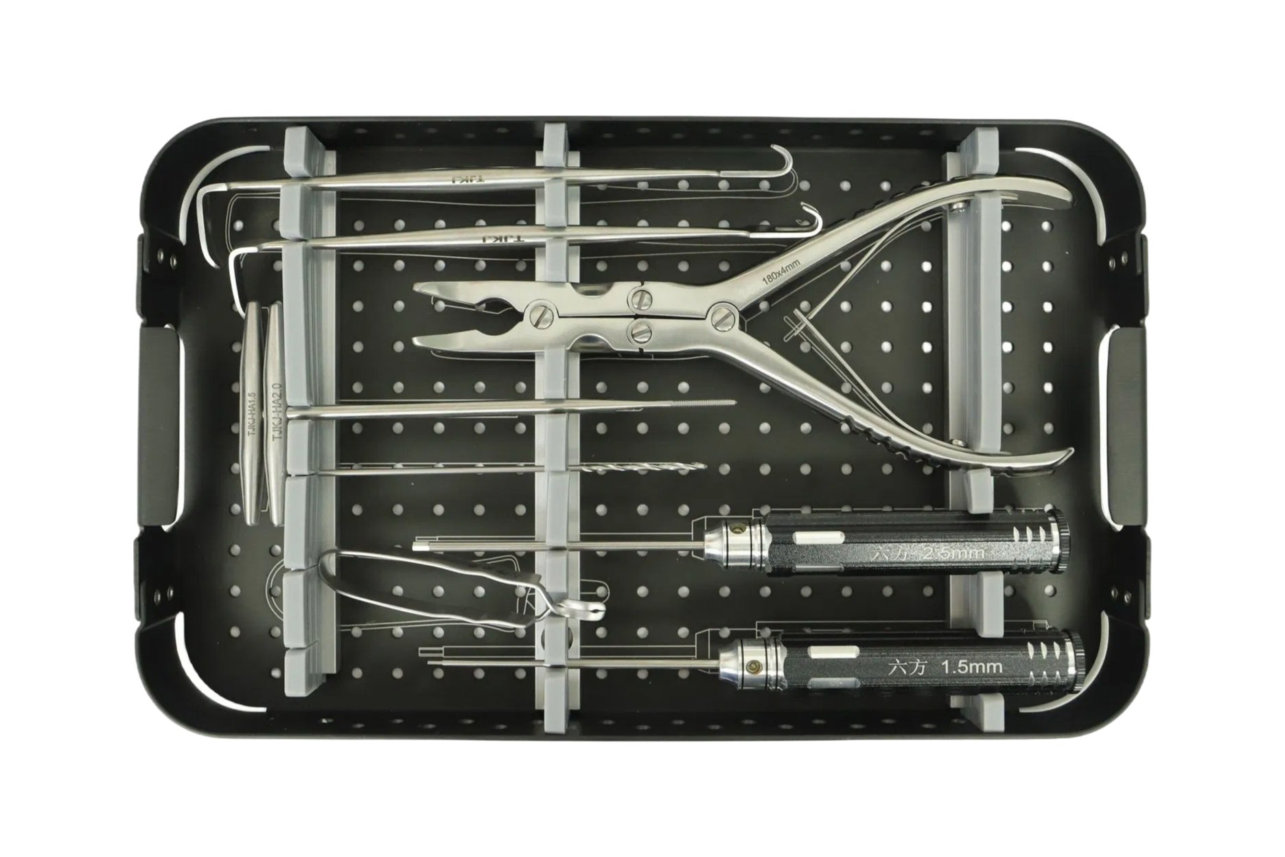 Veterinary Orthopedic Surgical Instrument Set SK-B2 - 25-Piece Animal Bone Surgery Kit