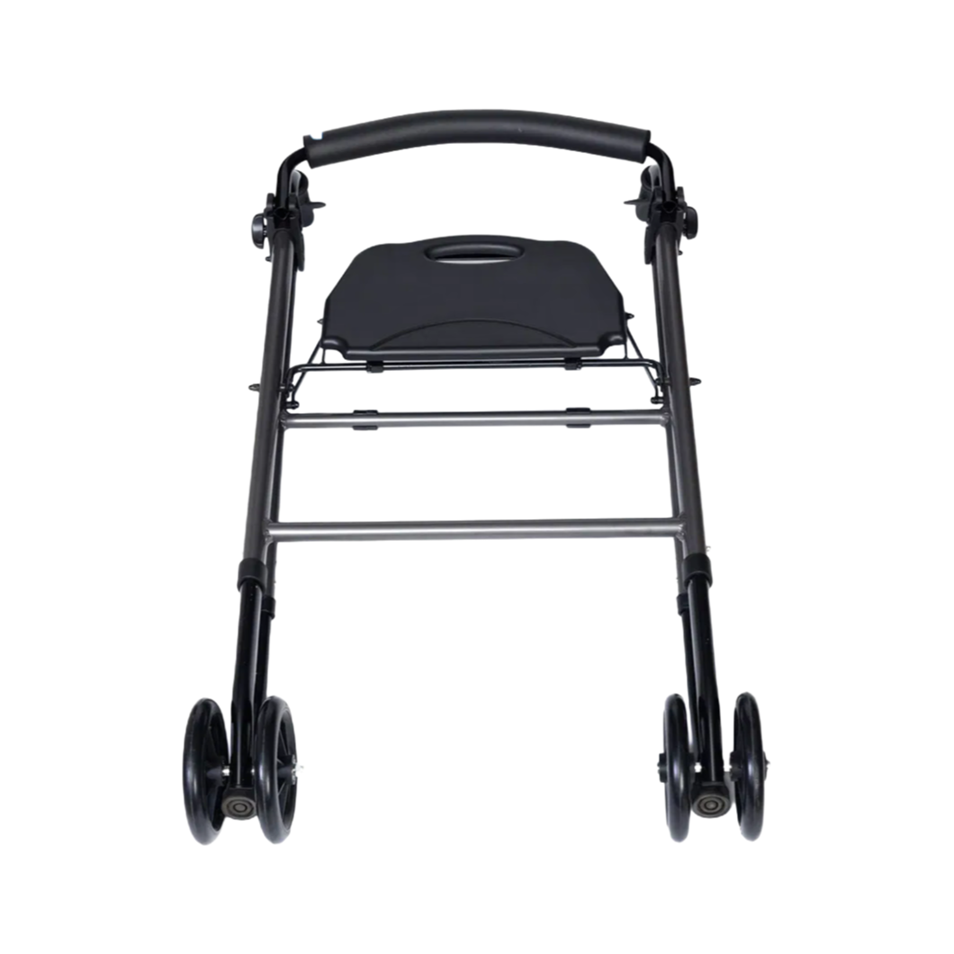 High Capacity 135kg Wheelchair with Detachable Foam Backrest and Adjustable Height