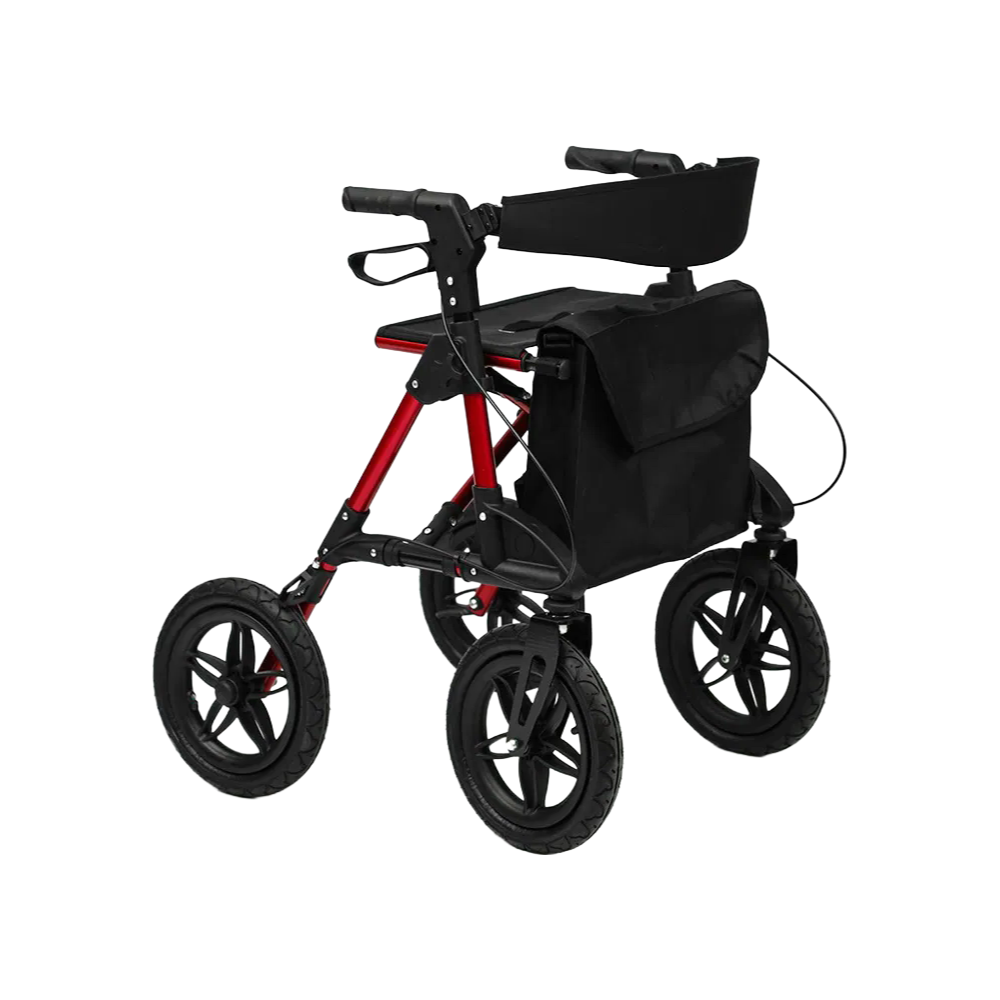 Manufacturer Direct Supply of Durable Walkers with Standard Black Bag and X Fold Mechanism