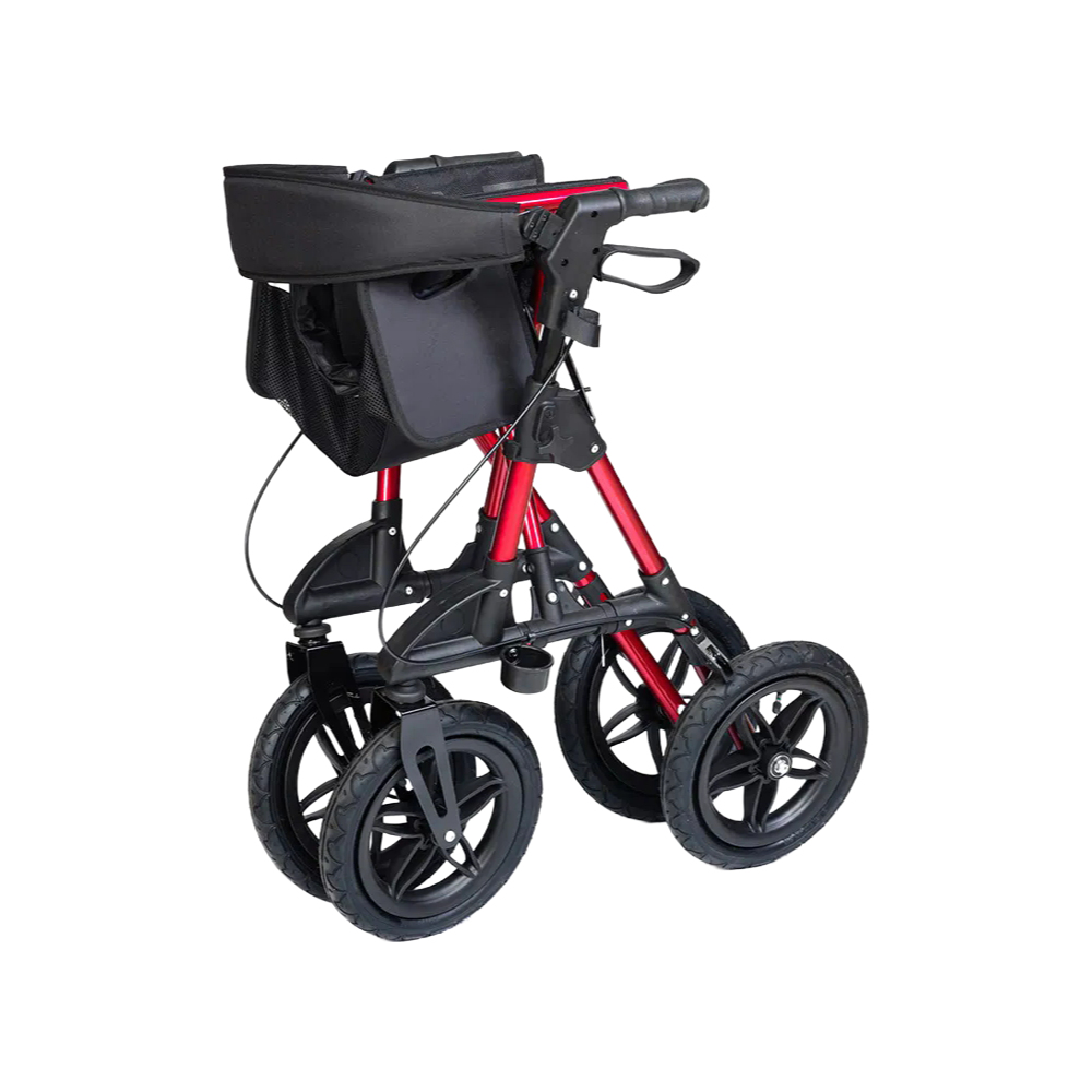 Manufacturer Direct Supply of Durable Walkers with Standard Black Bag and X Fold Mechanism