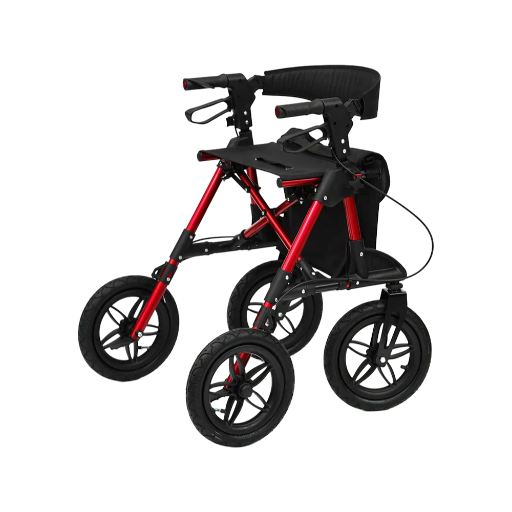 Manufacturer Direct Supply of Durable Walkers with Standard Black Bag and X Fold Mechanism